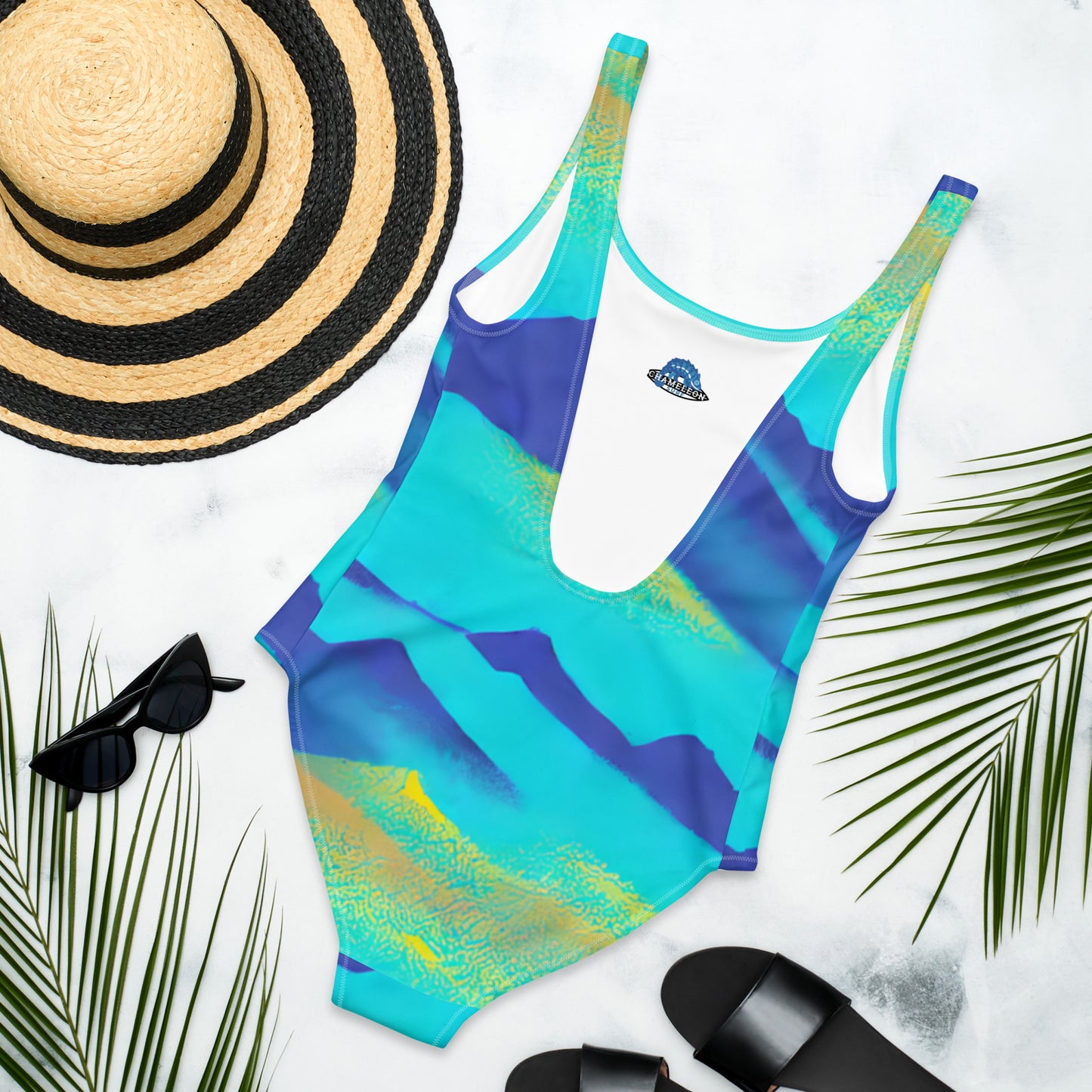 Blue Mountains Sky One-Piece Swimsuit