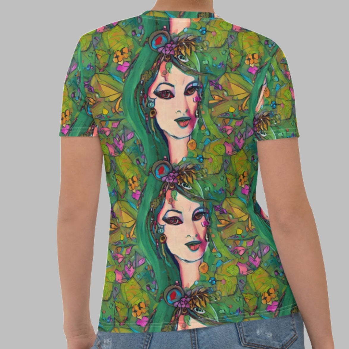 Adelaide Green Goddess Women's T-shirt