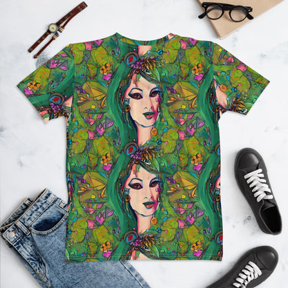 Adelaide Green Goddess Women's T-shirt