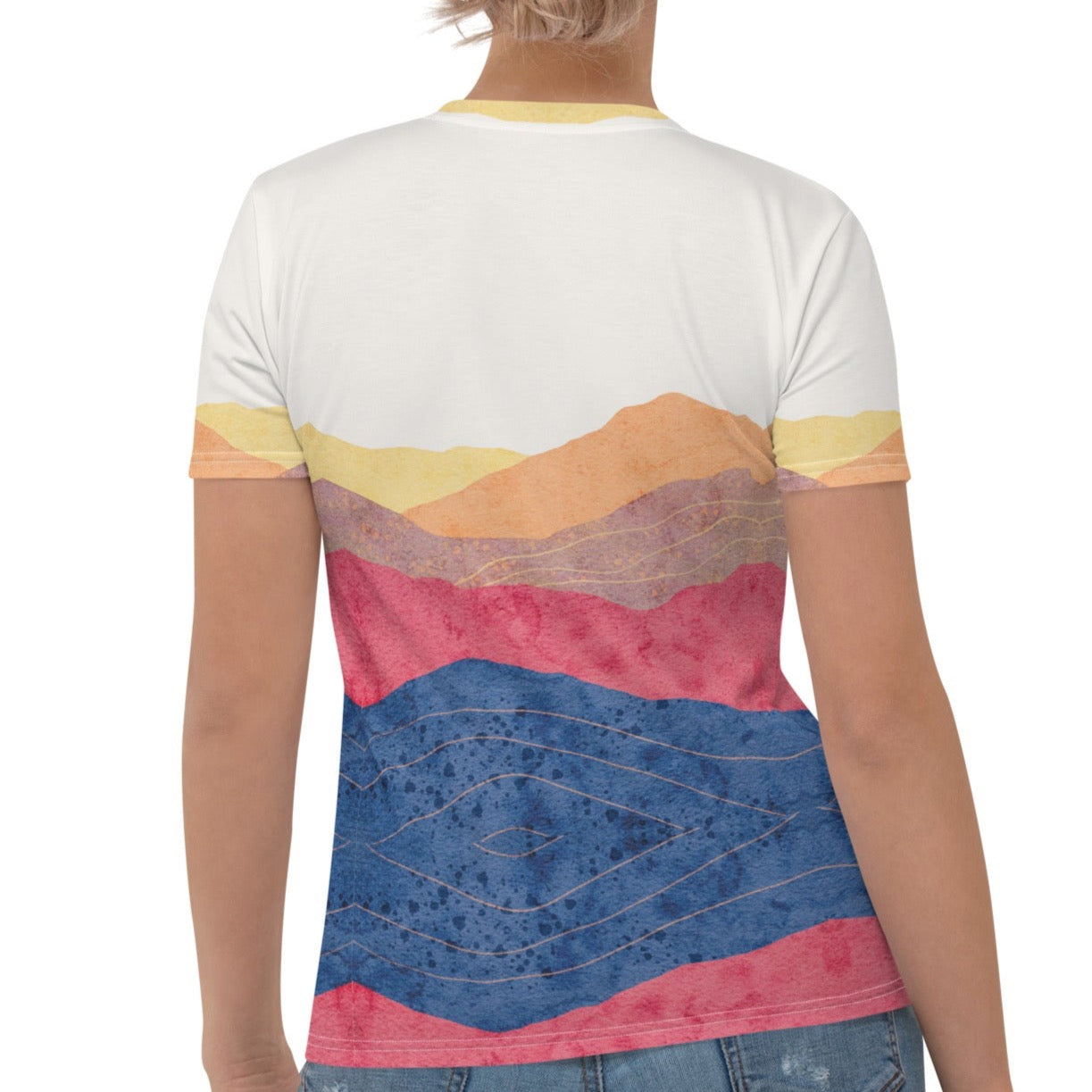 Sunset River Mountains Women's T-shirt