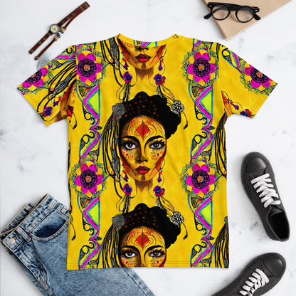 Yellow Bohemian Goddess Women's T-shirt