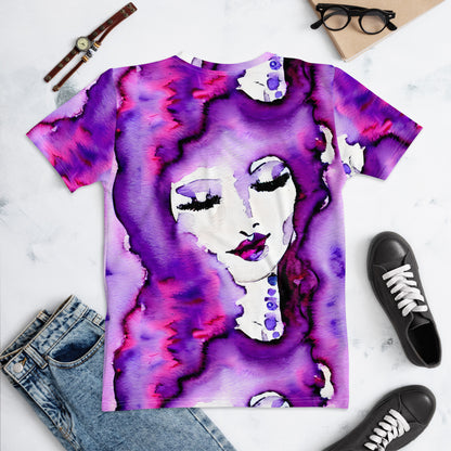 Purple Bohemian Goddess Women's T-Shirt