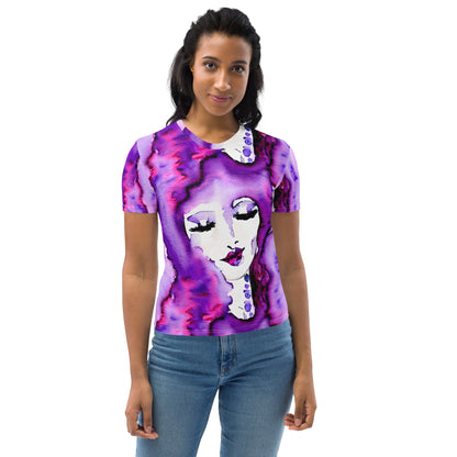 Purple Bohemian Goddess Women's T-Shirt