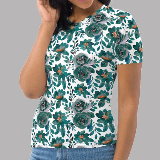 Green Roses Women's T-Shirt