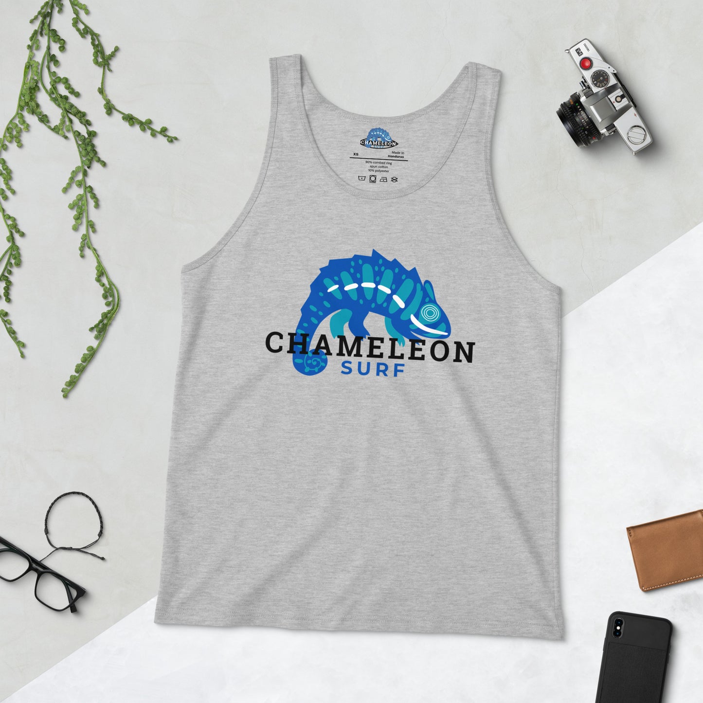 Blue Chameleon Surf Men's Tank Top