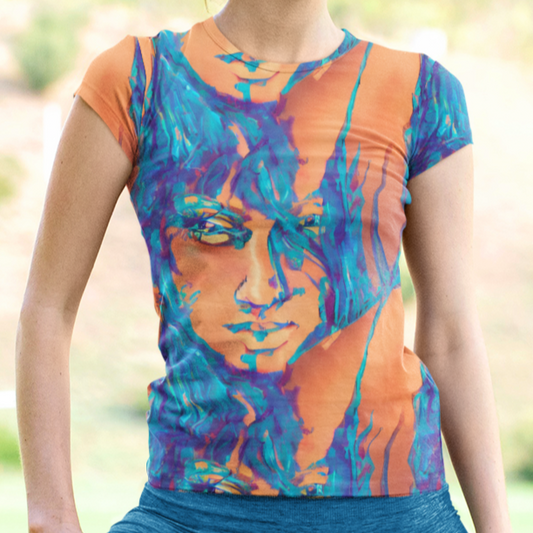Aiden Orange Goddess Women's T-shirt