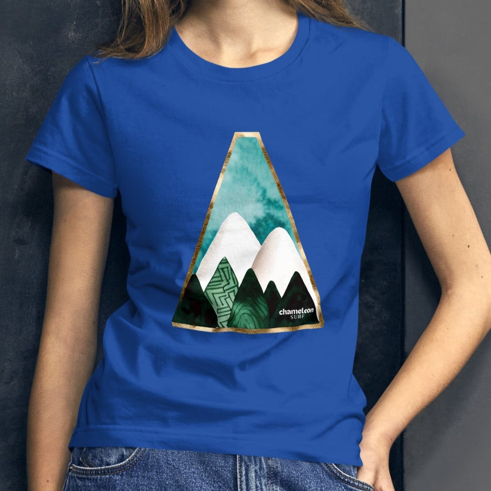 White Mountains Blue Sky Women's T-shirt