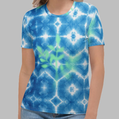 Island Blue Sky Tie Dye Women's T-Shirt