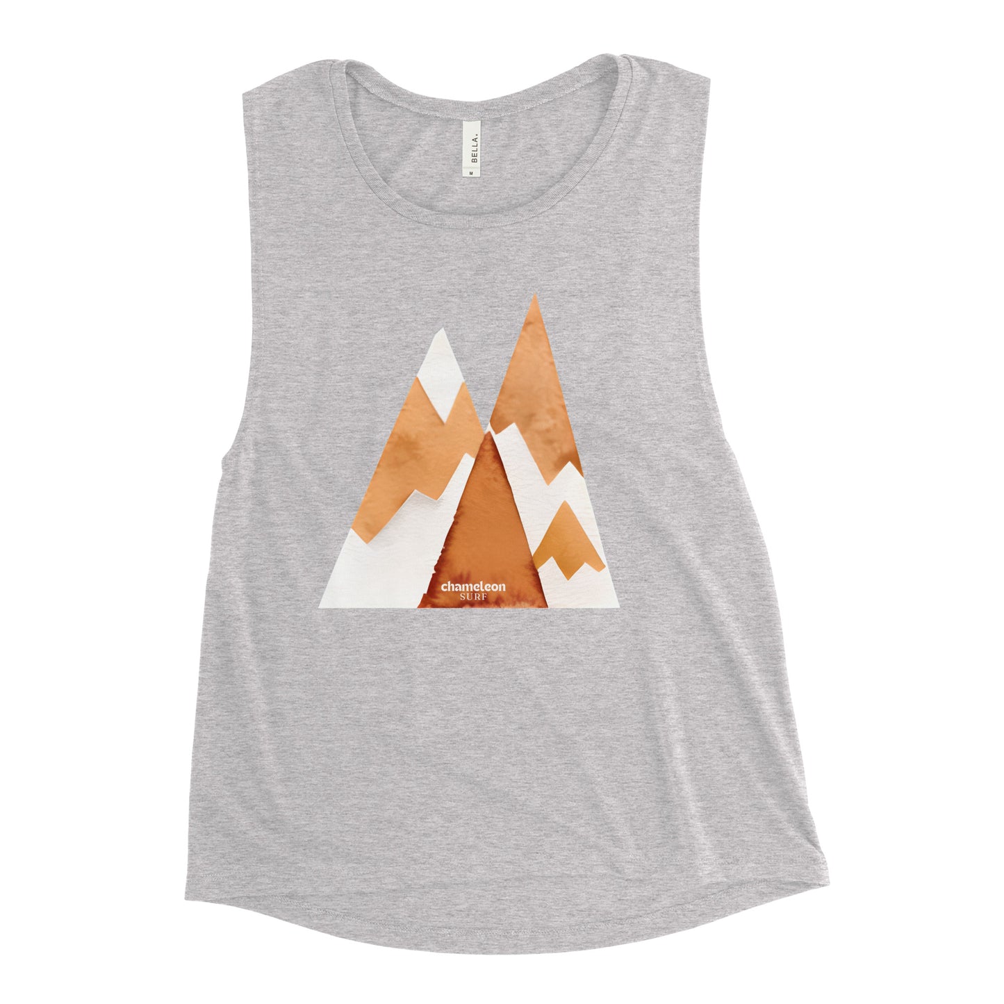 Snow Red Cliffs Mountains Women's Muscle Tank Top